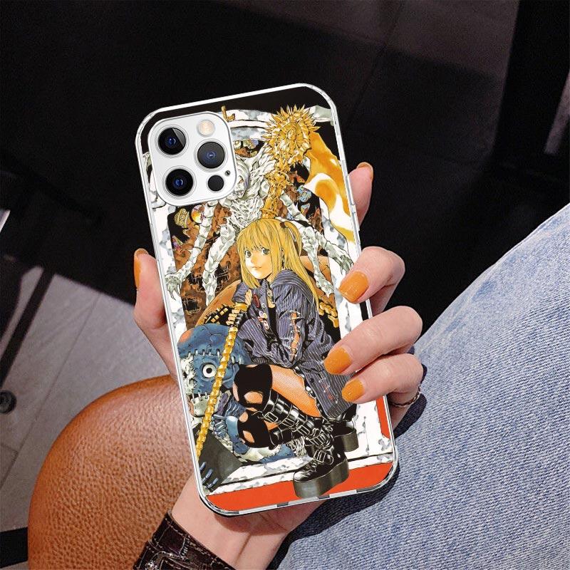 N-Note D-Death MisaMisa Phone Case For iPhone 17 Air 16 Pro Max 16E 15 + 14 Plus 11 12 13 Mini 7 8 SE Gift Print Cover Fundas