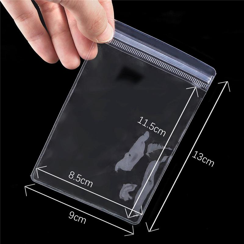 PVC Self-Sealing Jewelry Bag with Zipper & Hanging Hole