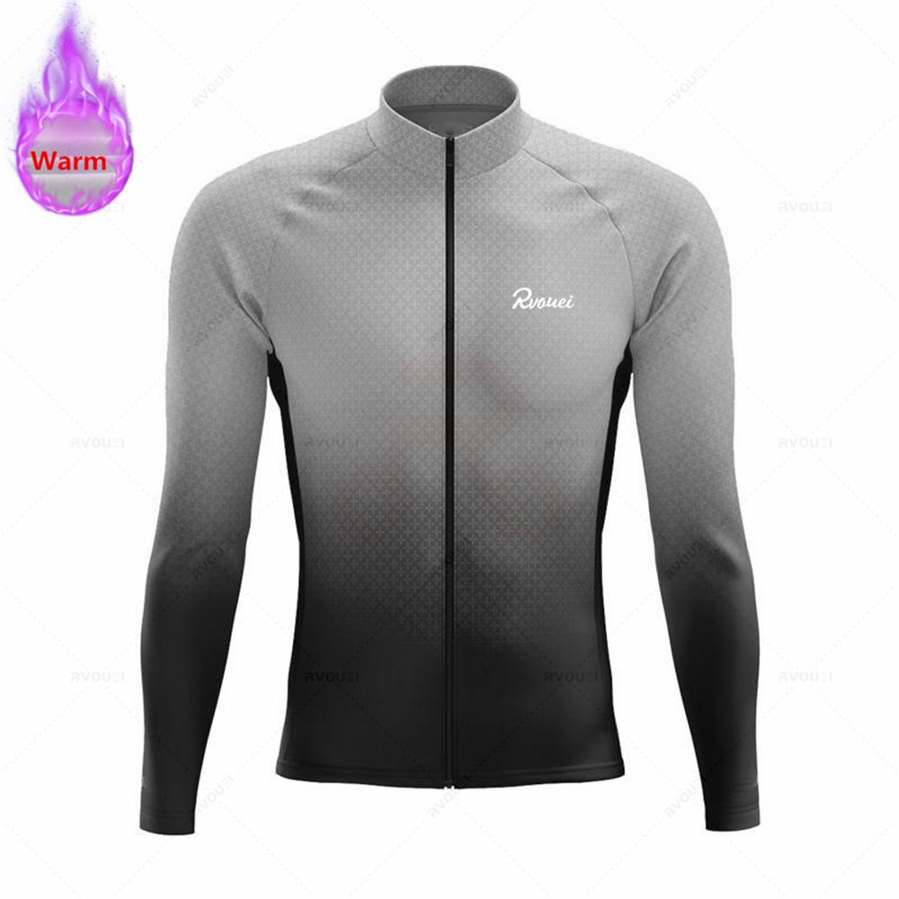 Roșu Cald 2023 Set de Ciclism de Iarnă Rvouei Bărbați Haine Bicicletă MTB Lână Termică Tricouri Bicicletă Haine Costum Maillot Ropa Ciclismo