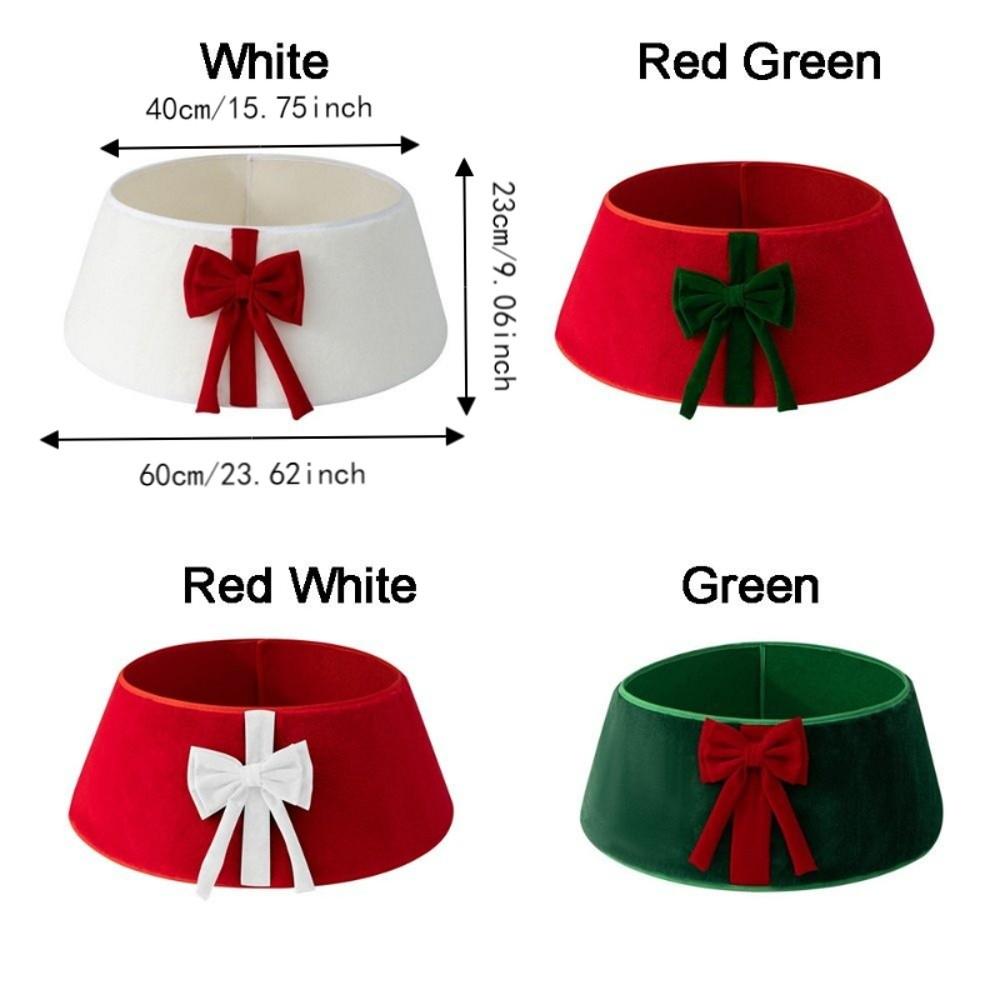Plush Christmas Tree Base Cover Decorative Xmas Tree Surround Collar Festival Decor