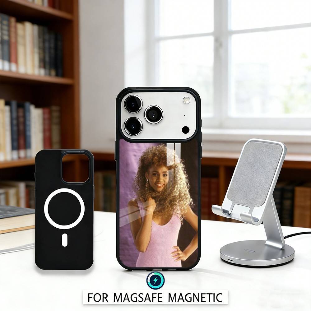 

W-Whitney Singer H-Houston Phone Case For iPhone 17,16,15,14,13,12,Pro,Max For Magsafe Magnetic Wireless Charging iPhone17