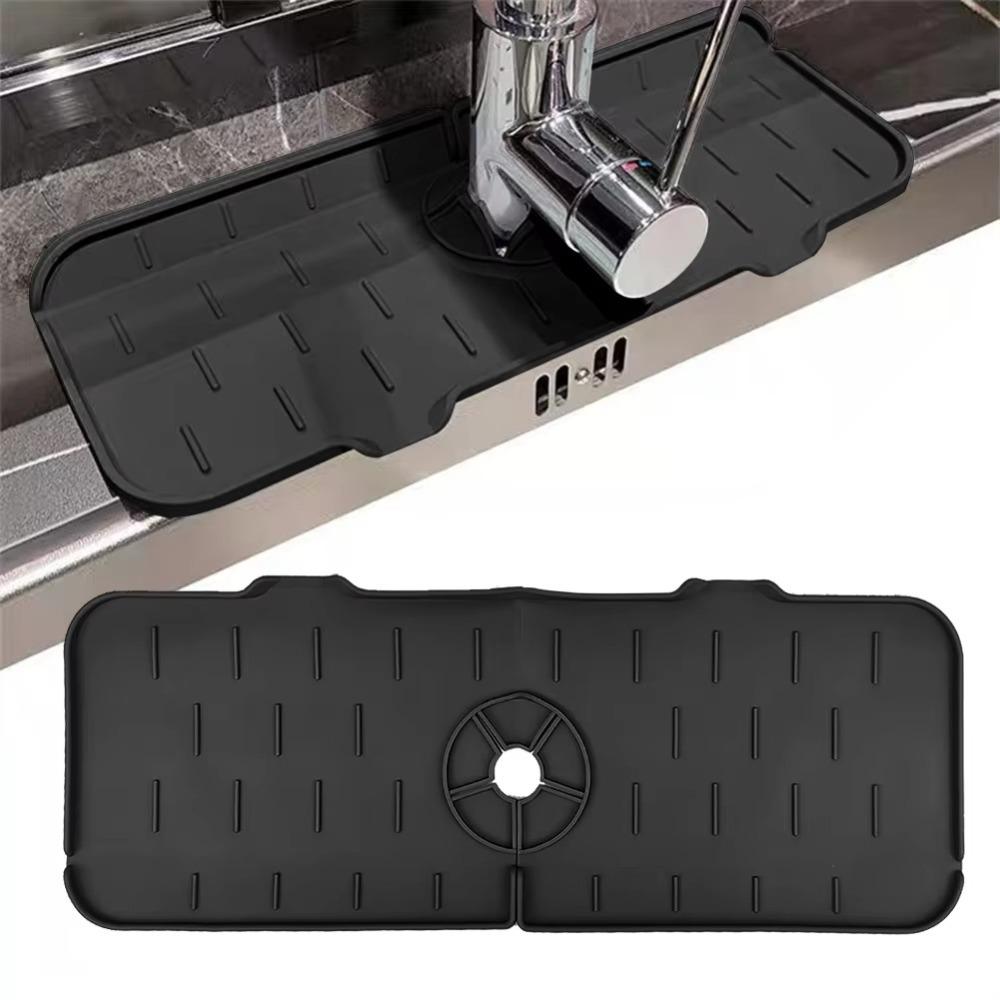 Splash-proof Sink Drain Pads Foldable Faucet Mat New Faucet Drain Pad