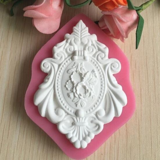 Yousheng Embossment Chocolate Mould Silicone 3D Fondant Cake Tool Decorating