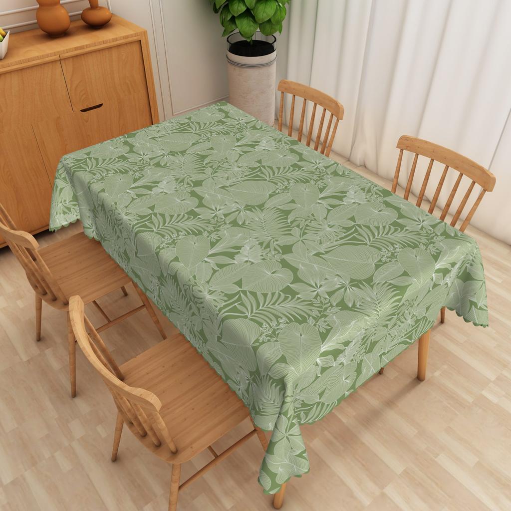 Sunflower Floral Tablecloth Plant Print Waterproof Oilproof Wedding Birthday Party Home Restaurant Dining Table Decor Repeatable