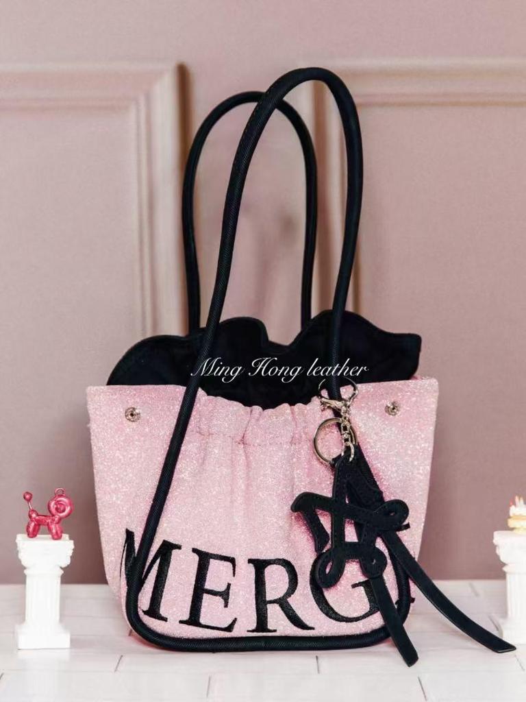 Bolso Tote Mini MERGE 2025 para Mujer: Bolso de Mano Nuevo y Bolso de Hombro Cruzado - Diseño Simple y a la Moda