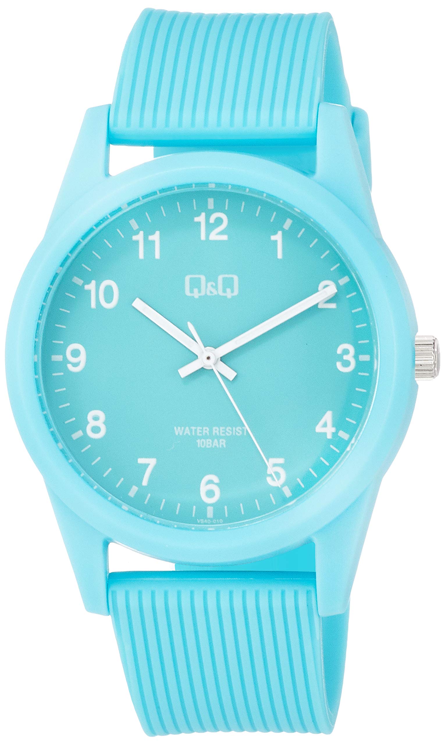 

Citizen Analog 10 ATM Water Urethane Green Q&Q Watch, Resistant, Strap, VS40-010,