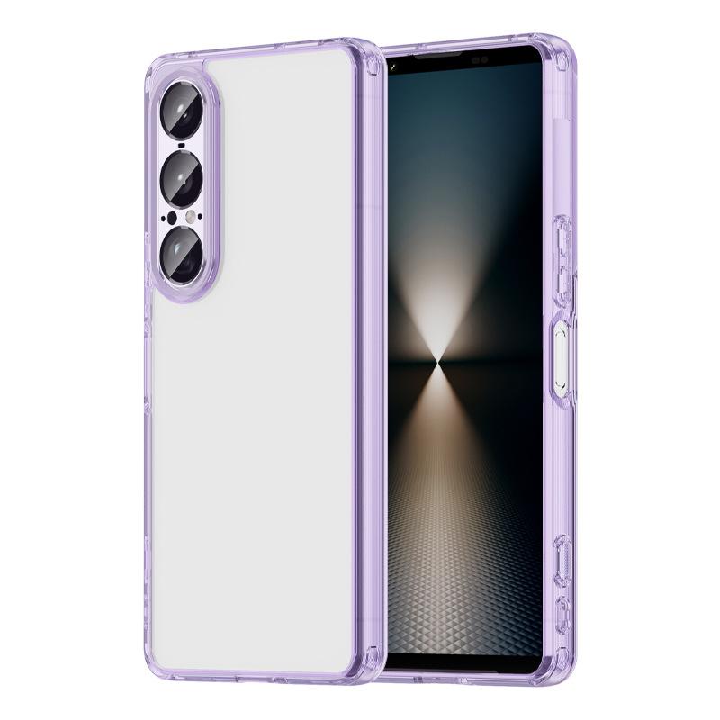 Applicable To Xperia 1VII Mobile Phone Case Sony 11VII Mobile Phone Case 1VIII Anti-drop Transparent TPU + PC