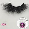 RED SIREN Mink Eyelashes 25mm Lashes 1 Pair Fluffy Messy 3D False Eyelashes Long Natural Lashes Wholesale Makeup Mink Lashes