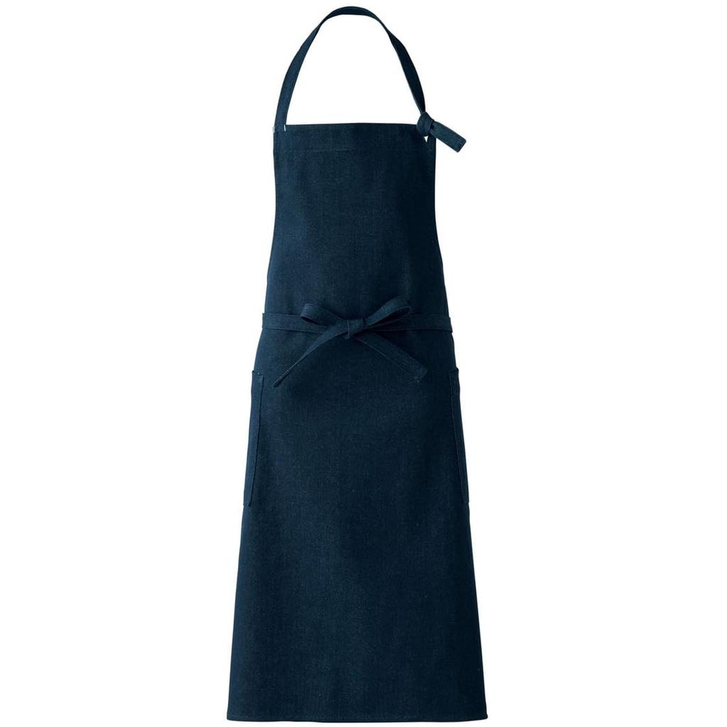 Seven Uniform QT7378-1 Chest Apron, Indigo, Free Size