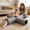 Cat Tunnels Foldable Interactive Maze Flexible Cat Tubes And Tunnels For Kitten Pet Christmas Halloween Birthday Party