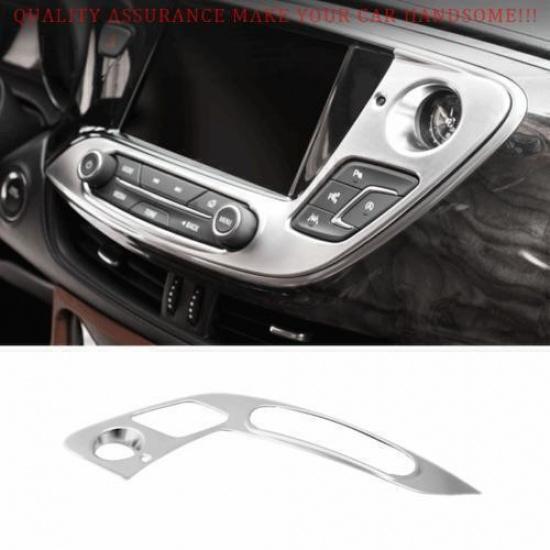 For Buick Envision 2016-2020 Matte Silver Center Console Volume Button Panel 1PC