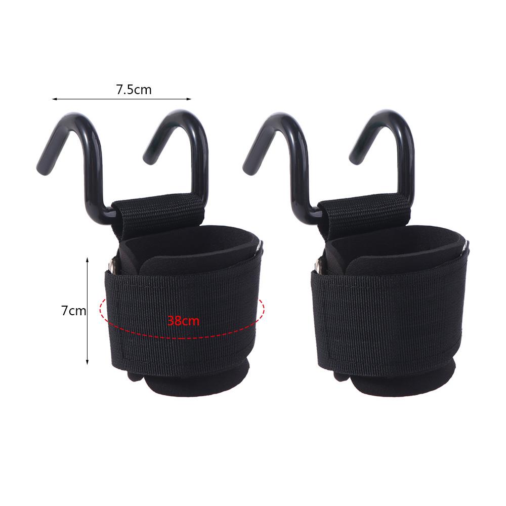 1 Pair Pull-up Auxiliary Power Wrist Guard Adjustable Steel Hook Grips Strap  Weightlifting