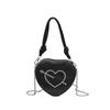Bags women's bag fashion bright diamond love shoulder bag 2025 new Mori girl shoulder chain messenger bag