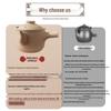 Traditional Unglazed Clay Herbal Medicine Pot