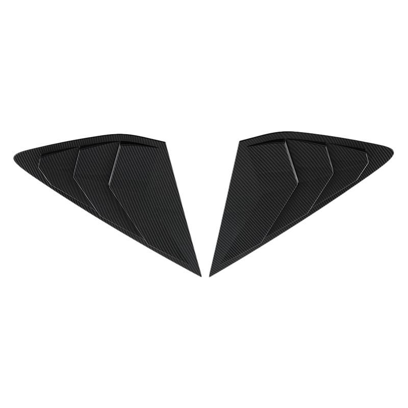 For Honda Accord  Rear Side Window Louvers Air Vent Scoop Shades Cover Trim Blinds Carbon Car Accessories