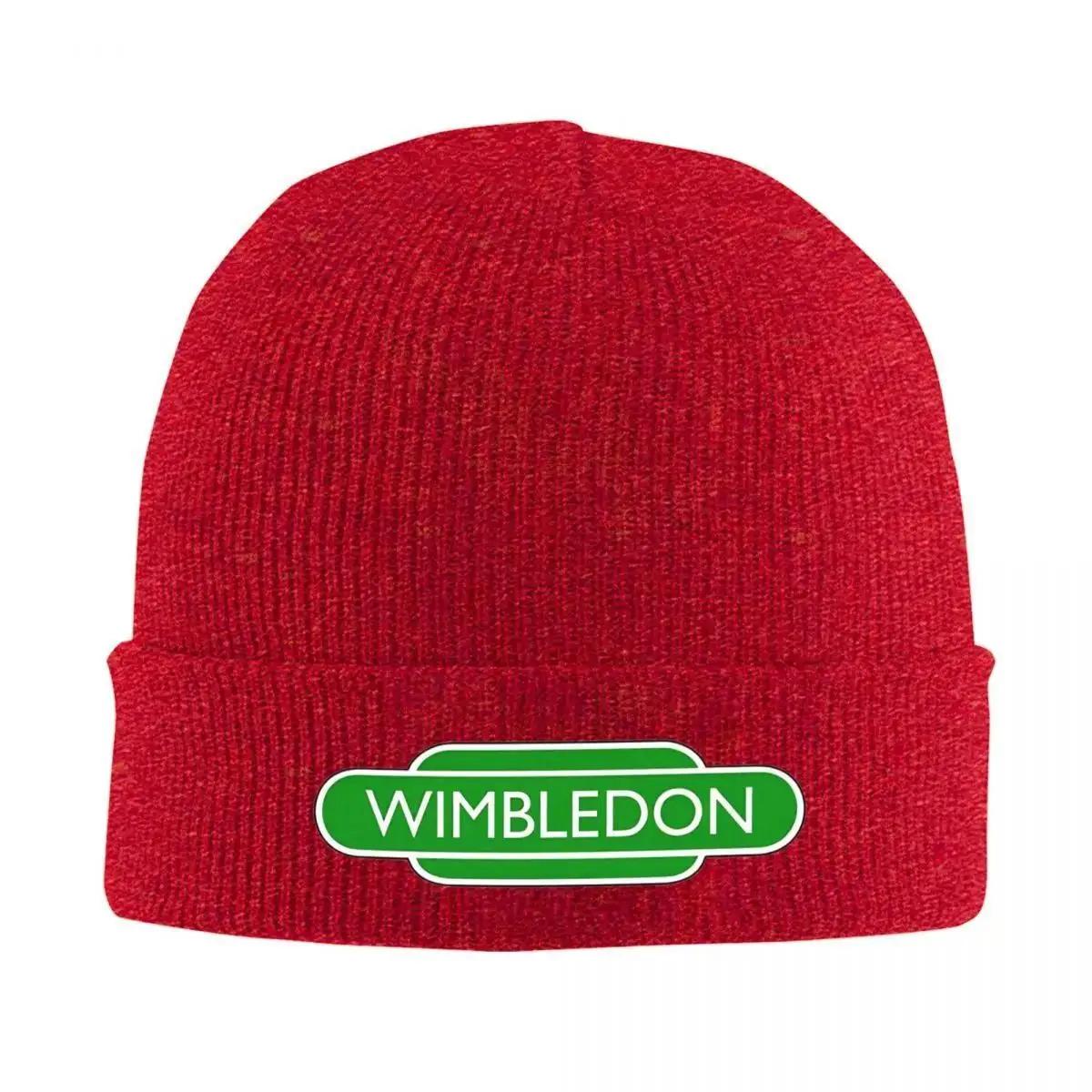 New Wimbledon Tennis Game Knitted Hat For Women Unisex Beanies Autumn Winter Fashion Hats Acrylic Casual Caps