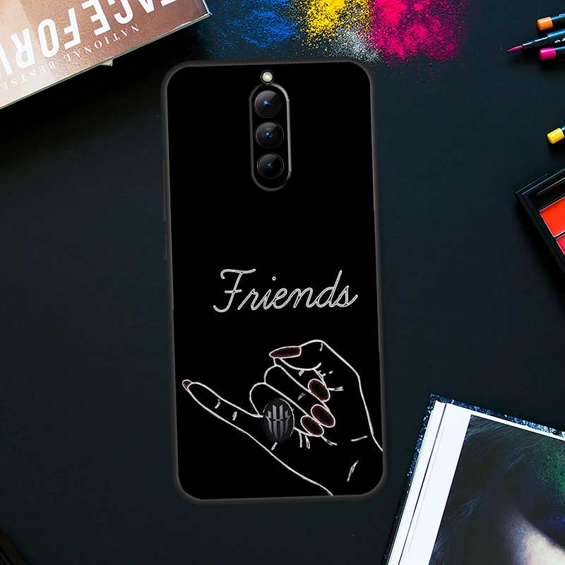 BFF Best Friends Forever Black Case For ZTE Nubia Red Magic 9 8 8S Pro Plus RedMagic 6S 7S Pro 6 7 Pro 5S 6R 5G Back Cover