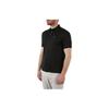 Emporio Armani Ss22 Solid Color Logo Patch Loose Casual Short Sleeve Polo Shirt Men Polo Shirts Black 3L1FAL-1JUVZ-0999