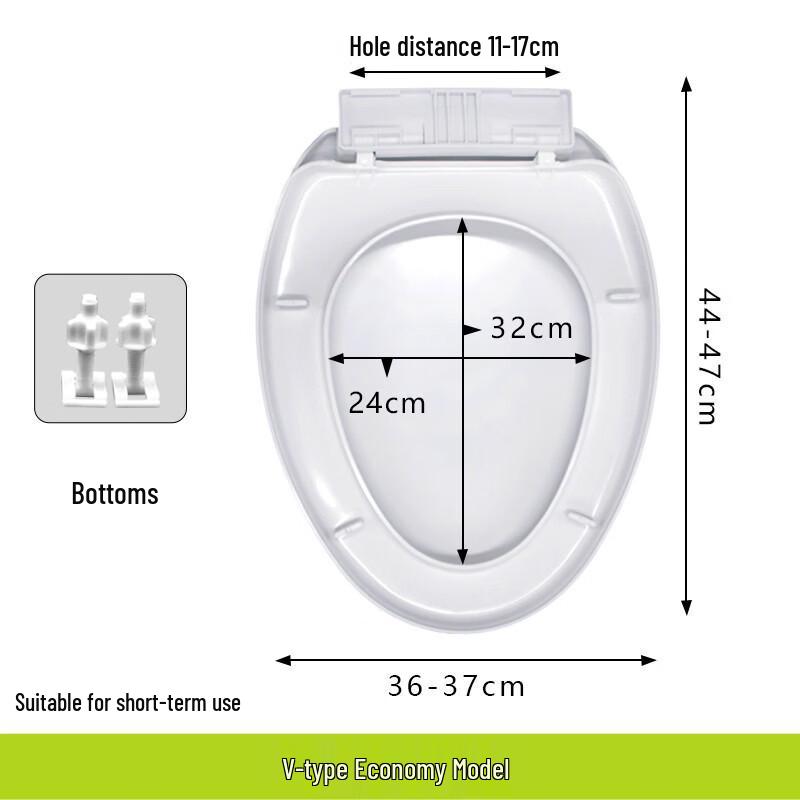Picheng Universal Slow-Close Thickened Toilet Seat