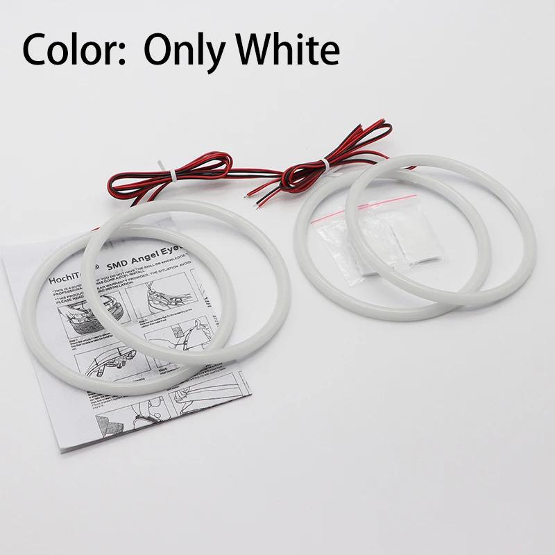 SMD Cotton Light LED Angel Eyes White and Yellow DRL Kit For BMW X3 F25 2010 2011 2012 2013 2014 Xenon Headlight Car Accessories