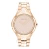 Relógio Série Eternidade Movimento Quartzo Pulseira de Aço 36mm Mostrador Ouro Rosa Relógios Femininos 25200368