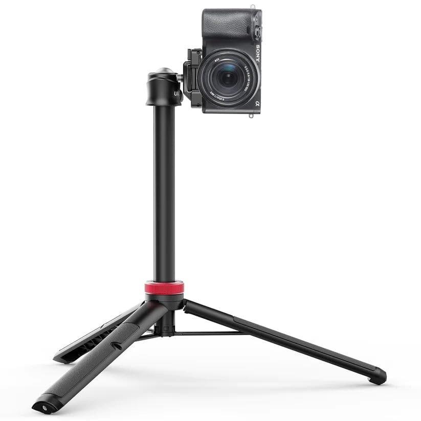 Ulanzi MT-16 Extendable Camera Tripod with Ball Head 1/4 Inch Screw 4-Section Adjustable Mini Selfie Stick Vlog Tripod