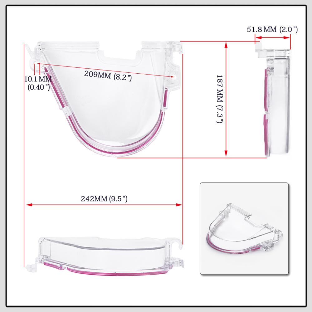 FREE SHIPPING Clear Cam Gear Timing Belt Cover Turbo Cam Pulley For Honda Civic 96-00 D15 D16 EK EG VR6337