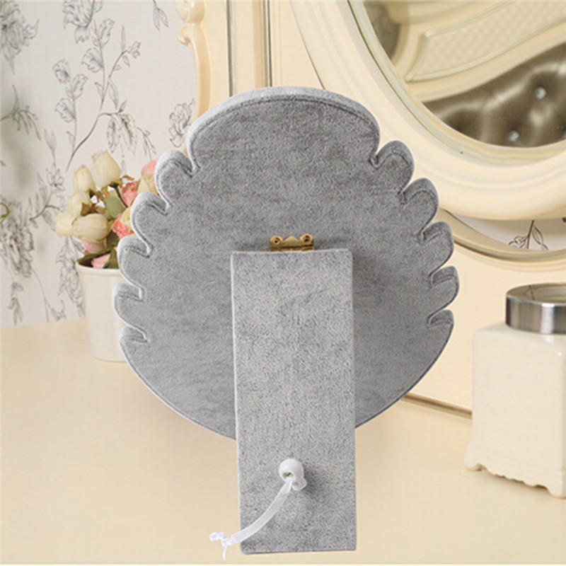 Flame Shape Necklace Jewelry Velvet Rack Pendant Chain Display Holder Stand