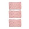 3Pcs Dog Blankets Super Soft Warm Coral Fleece Dotted Print Pet Sleep Mat for Dogs Cats Puppy Pink L