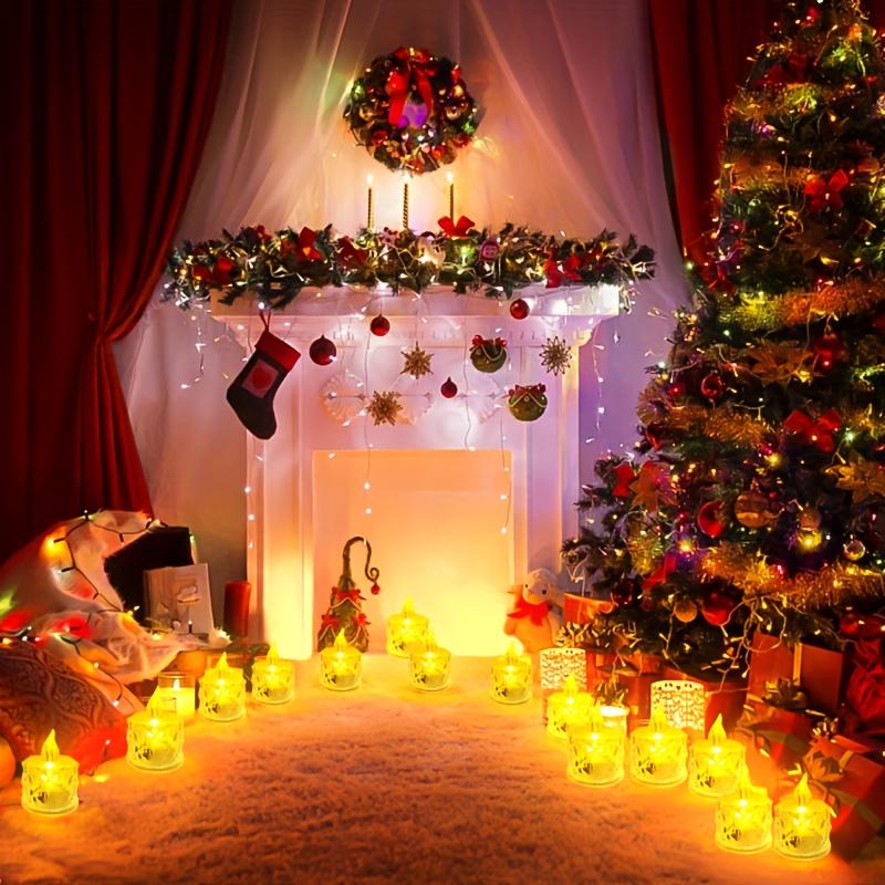 3PCS Flameless LED Light Candle LED Crystal Candle Light Electronic Night Lamp Dating Party Holiday Home Wedding Decoration