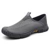 Fashion Comfy Male Walking Loafers Breathable Mens Casual Shoes New Summer Mesh Shoes Comfortable Walking Shoes Light Soft Sole Sneakers