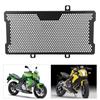 Black Aluminum Alloy Water Tank Radiator Grille Guard Cover Protector Fits for Kawasaki ER6N