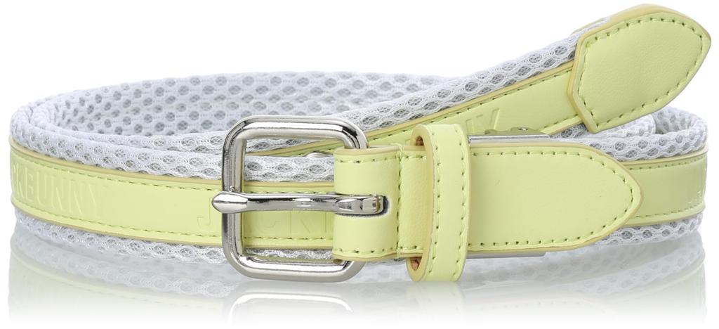 Mesh Belt Size Golf Synthetic Leather FR [Jack Bunny] Women's (Brand Logo, Adjustable) / / 262-4182206 060_Lime