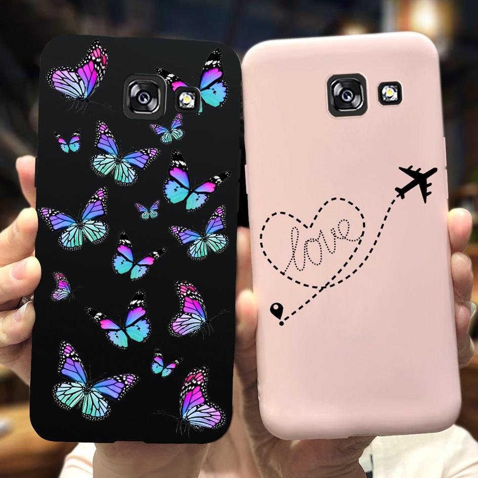 A5 2016 Case For Samsung Galaxy A5 2017 Cover A520 SM-A520F Popular Flower Shockproof Bumper For Samsung A5 2016 A510 Soft Funda