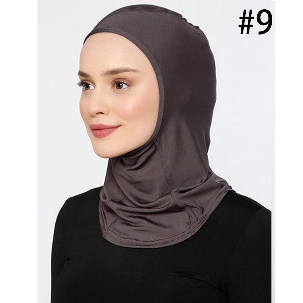 Islamischer Modal SPORT Seide Hijab Abaya Hijabs Für Frau Abayas Frauen Jersey Turbane Satin Kopftuch Muslimisches Sofort-Kopftuch