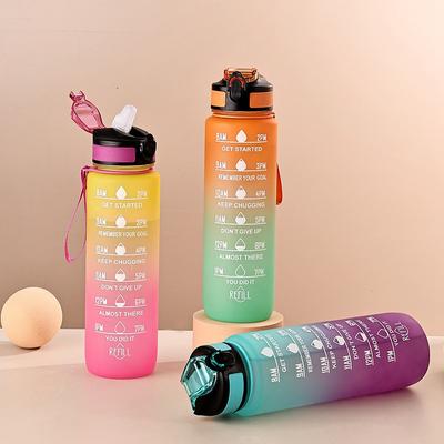 Bouteille d'eau de sport de grande capacité 1 litre Bouteilles étanches Boire Extérieur Voyage Salle de sport Fitness Cruches Pour Tasses de cuisine