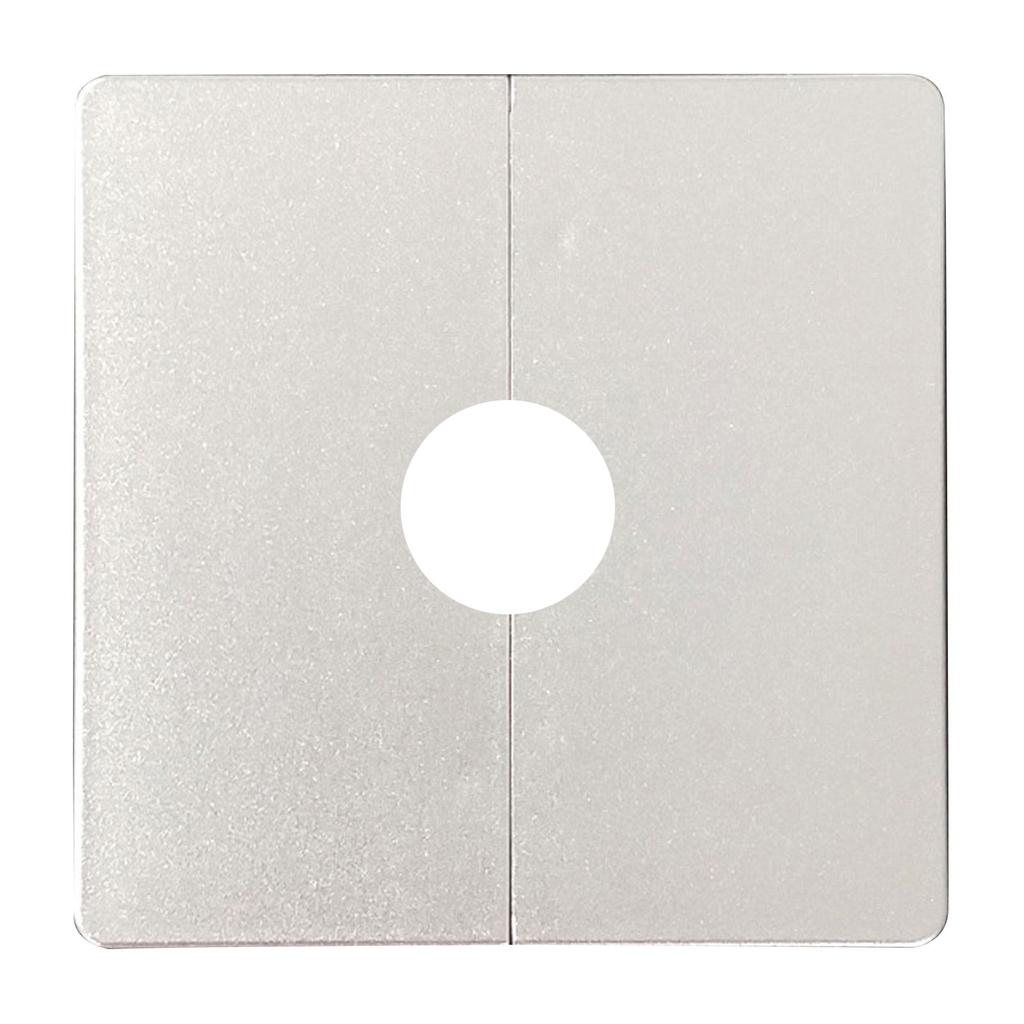 Ścienna dzielona kołnierzowa kwadratowa rozeta maskująca osłona ścienna rury wodnej panel dekoracyjny z zarezerwowanym otworem wiertniczym na kable krany rury