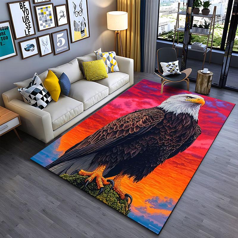 Majestic Bald Eagle Design Suitable As a Non-slip Mat for the Living Room or Bedroom Sofa