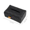 Car Tissue Box Leather Toilet Paper Holder Seat Back Tissue Box Case Napkin Container Organizer Holder Auto Interior Storage
