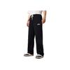 Li-Ning Badfive Letter Mid-Rise Drawstring Breathable Versatile Straight Leg Casual Pants Men bottoms Black AKLV081-3