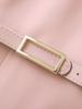 Elegant Slimming Pleated Short Sleeve Waist-Cinching Dress for Spring/Summer