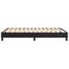 Box Spring Bed Frame Black 120 X 200 Cm Faux Leather
