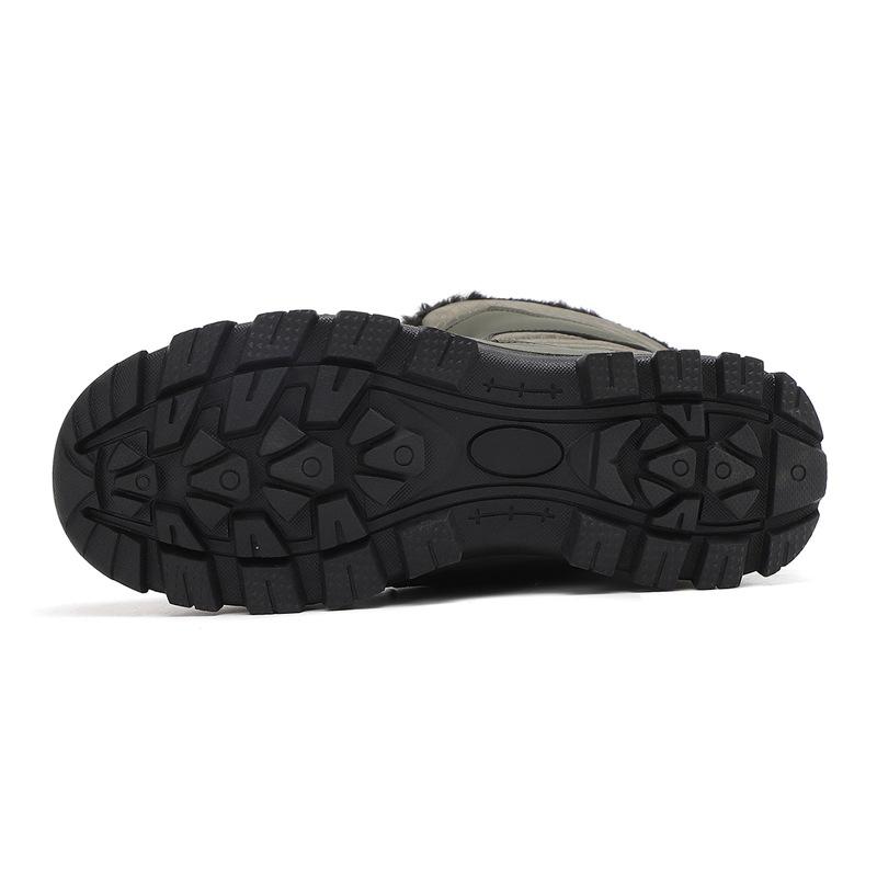 Winter Outdoor Snow Boots Women's Plus Velvet Thickened Women's High-tube Non-slip Northeast Travel Warm Cotton Shoes