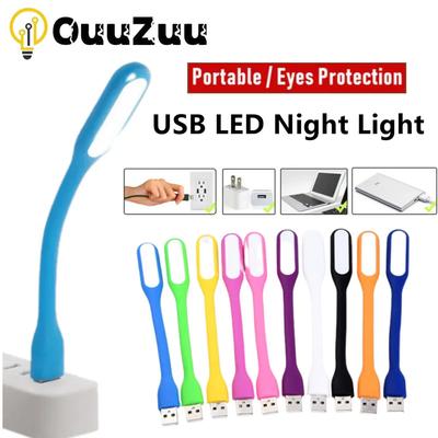 3 Pcs USB 5V LED Book Reading Light Lamp Mini Travel Table Lamp For Power Bank PC Notebook Laptop Flexible Bendable Night Light