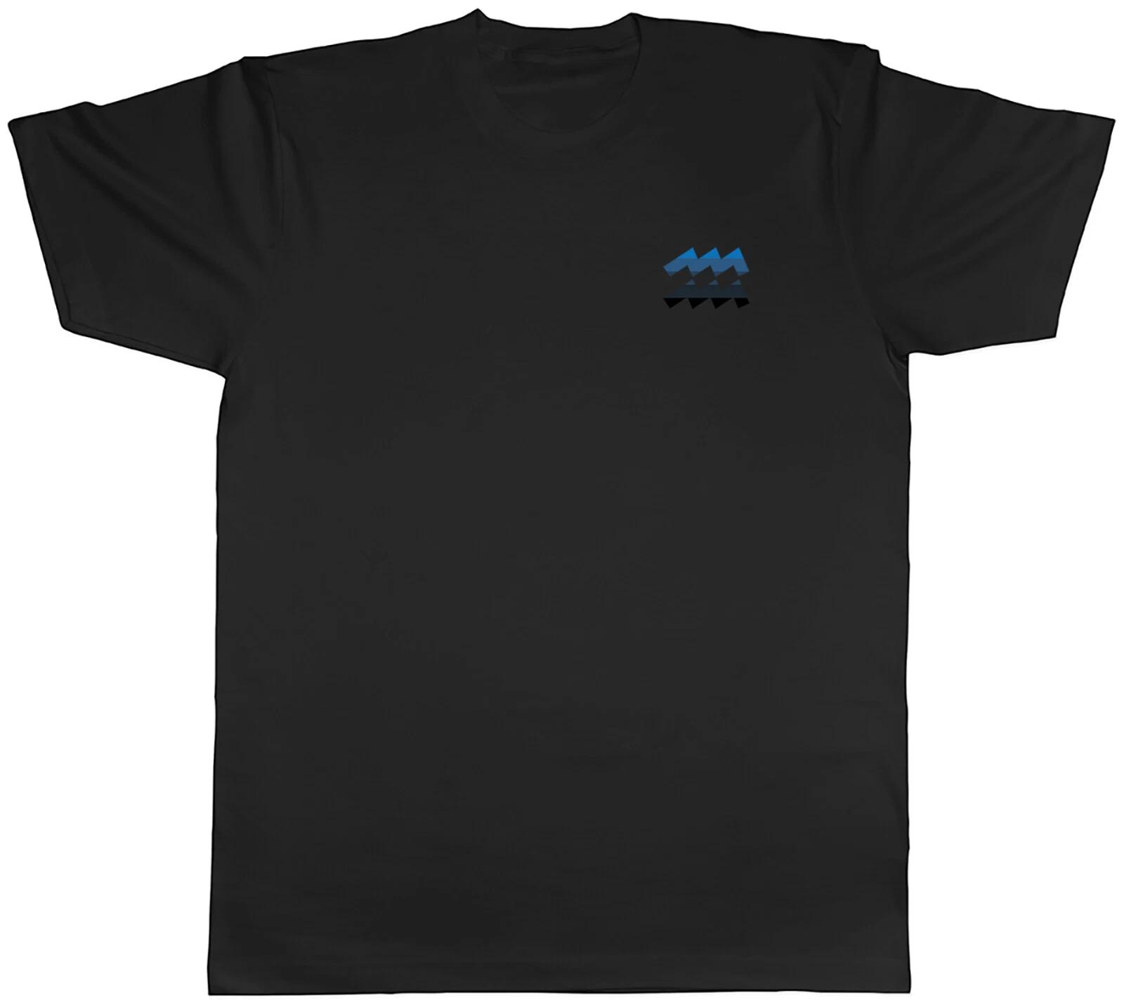Pocket Design Zodiac Aquarius Mens Unisex T-Shirt Tee Gift M