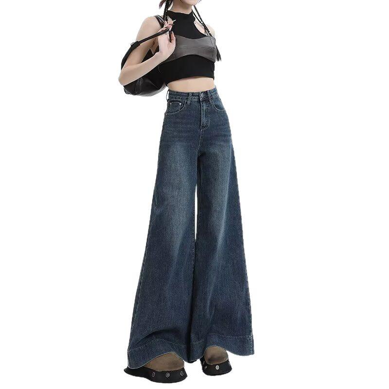 American Retro High-Waisted Flared Jeans for Women - Autumn 2026 Collection
