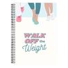 Portable Paper Fitness Diary Planner Running Journal Notebook With Daily Exercise Journal Compact Spirals Binding Design