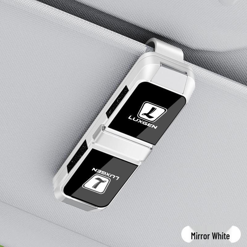 Luxgen U5/U6 & URX Sun Visor Two-Way Glasses & Receipt Clip