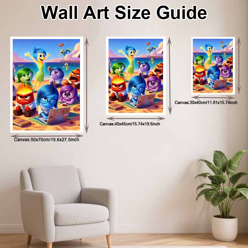 Disney Diamond Painting Inside Out Characters 5D Handmade DIY Gift Diamond Painting Set Art Home Decor