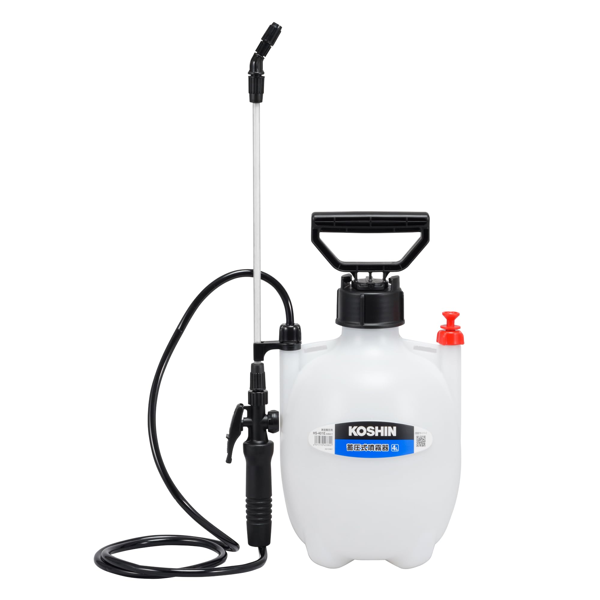 

KOSHIN Mister Auto Sprayer with 4L for Pest Control and Disinfection HS-401E Pressure-Accumulated Tank, Single-Stage Nozzle,